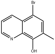 5-溴-7-甲基喹啉-8-醇分子式结构图