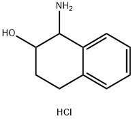 1-氨基-1,2,3,4-四氢萘-2-醇盐酸盐分子式结构图