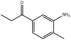 1-(3-Amino-4-methylphenyl)-1-propanone分子式结构图