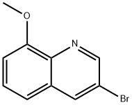 3-溴-8-甲氧基喹啉分子式结构图