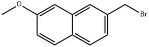 2-(Bromomethyl)-7-methoxynaphthalene分子式结构图