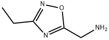 (3-乙基-1,2,4-恶二唑-5-基)甲胺分子式结构图