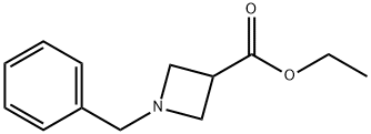 1-苄基氮杂环丁烷-3-羧酸乙酯分子式结构图