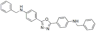 2,5-Bis-(4-N-benzylaminophenyl)-1,3,4-oxadiazole分子式结构图