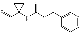 BENZYL 1-FORMYLCYCLOPROPYLCARBAMATE分子式结构图