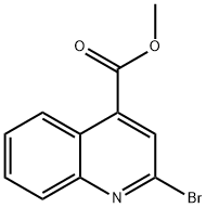 2-溴喹啉-4-羧酸甲酯分子式结构图