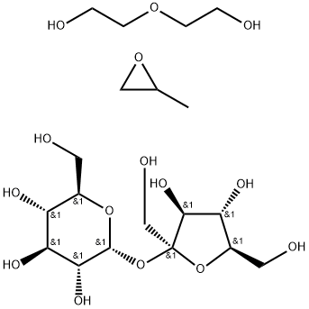 Kondensationsprodukte von mehrwertigen aliphatischen Alkoholen oder Kohlehydraten oder 1,2-Ethylendiamin mit Ethylenoxid und/oder Propylenoxid分子式结构图