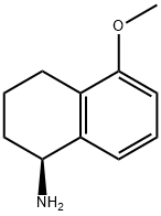 (1S)-5-甲氧基-1,2,3,4-四氢萘-1-基)胺分子式结构图