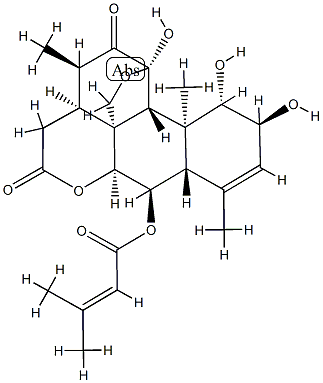 12-dehydro-6alpha-senecioyloxychaparrin分子式结构图