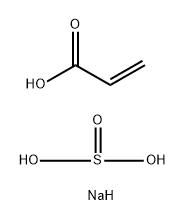 2-Propenoic acid, telomer with sodium hydrogen sulfite, ammonium salt分子式结构图