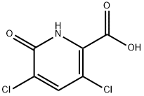 3,5-二氯-6-羟基-2-吡啶羧酸分子式结构图