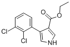 4-(2,3-DICHLOROPHENYL)-1H-PYRROLE-3-CARBOXYLIC ACIDETHYL ESTER分子式结构图