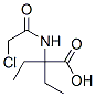 Butanoic  acid,  2-[(chloroacetyl)amino]-2-ethyl-  (9CI)分子式结构图