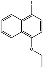 1-Ethoxy-4-iodonaphthalene分子式结构图