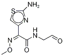 (Z)-2-氨基-ALPHA-(甲氧基亚胺基)-N-(2-氧代乙基)-4-噻唑乙酰胺分子式结构图