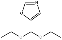 5-(二乙氧基甲基)恶唑分子式结构图