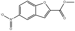 5-硝基-2-苯并呋喃甲酸甲酯分子式结构图