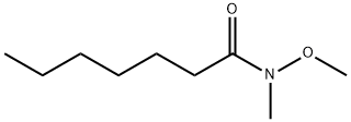 N-甲氧基-N-甲基庚酰胺分子式结构图