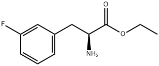 (S)-2-Amino-3-(3-fluorophenyl)propionicacidethylester分子式结构图