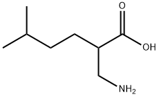 Hexanoic  acid,  2-(aminomethyl)-5-methyl-分子式结构图