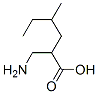 Hexanoic  acid,  2-(aminomethyl)-4-methyl-分子式结构图