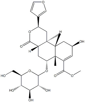 BORAPETOSIDE B分子式结构图