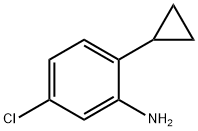 5-氯-2-环丙基苯胺分子式结构图