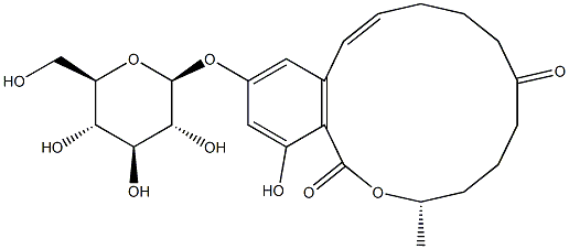 zearalenone-4-glucopyranoside分子式结构图