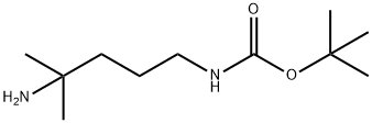 tert-Butyl (5-aMino-4,4-diMethylpentyl)carbaMate分子式结构图