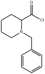 1-(PhenylMethyl)-2-Piperidinecarbonyl chloride分子式结构图