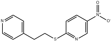 5-nitro-2-pyridyl 2-(4-pyridyl)ethyl sulfide分子式结构图