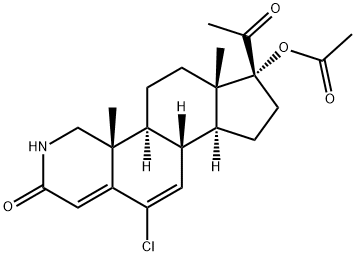 2-azachlormadinone acetate分子式结构图