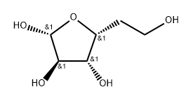 5-Deoxy-β-D-xylo-hexofuranose分子式结构图