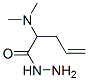 4-Pentenoic  acid,  2-(dimethylamino)-,  hydrazide分子式结构图