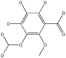 2,3-DiMethoxybenzaldehyde-d6分子式结构图