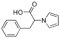 3-苯基-2-(1H-吡咯-1-基)丙酸分子式结构图