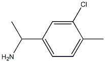 1-（3-氯-4-甲基苯基）乙-1-胺盐酸盐分子式结构图