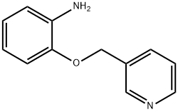 2-(吡啶-3-基甲氧基)苯胺分子式结构图