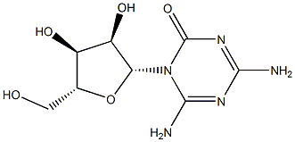 6-氨基-5-氮杂胞苷分子式结构图