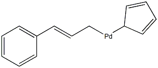 (2,4-环戊二烯-1-基)(苯基-2-丙烯基)-钯分子式结构图