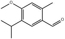 2-甲基-4-甲氧基-5-异丙基苯甲醛分子式结构图