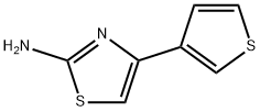 4-(噻吩-3-基)噻唑-2(3H)-亚胺分子式结构图