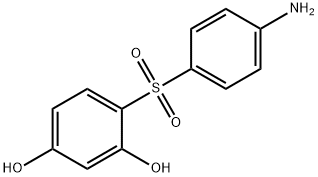 4-[(4-Aminophenyl)sulfonyl]-1,3-benzenediol分子式结构图