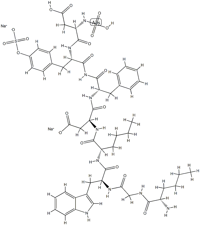 cholecystokinin (26-33), N-alpha-hydroxysulfonyl-Nle(28,31)-分子式结构图