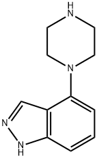 4-(哌嗪-1-基)-1H-吲唑分子式结构图