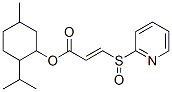 menthyl 3-(2-pyridylsulfinyl)acrylate分子式结构图