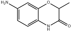 7-氨基-2-甲基-2H-苯并[B][1,4]噁嗪-3(4H)-酮分子式结构图