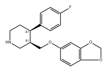 帕罗西汀杂质46分子式结构图