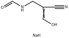 SODIUM 2-CYANO-3-FORMAMIDOPROP-1-EN-1-OLATE分子式结构图