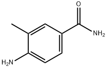 4-氨基-3-甲基苯甲酰胺分子式结构图